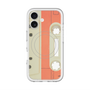 スリムプロテクションプレミアムケース with MagSafe［ RETORO CASSETTE TAPE - Opacity White ］