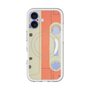 スリムプロテクションプレミアムケース with MagSafe［ RETORO CASSETTE TAPE - Opacity White ］