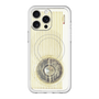 スリムプロテクションプレミアムケース with MagSafe［ RETORO RADIO - White ］