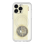 スリムプロテクションプレミアムケース with MagSafe［ RETORO RADIO - White ］