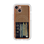 スリムプロテクションプレミアムケース with MagSafe［ RETORO RADIO - Brown ］