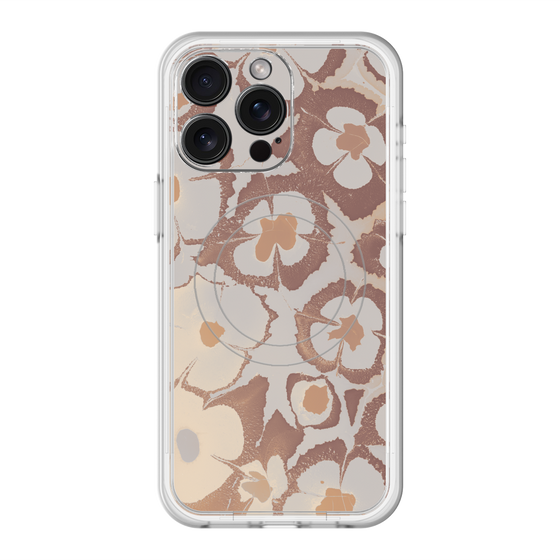 スリムプロテクションプレミアムケース with MagSafe［ y2k(Year2000) - Flower - Pink Beige ］
