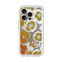 スリムプロテクションプレミアムケース with MagSafe［ y2k(Year2000) - Flower - Yellow Gray ］
