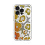 スリムプロテクションプレミアムケース with MagSafe［ y2k(Year2000) - Flower - Yellow Gray ］