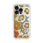 スリムプロテクションプレミアムケース with MagSafe［ y2k(Year2000) - Flower - Yellow Gray ］