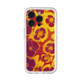 スリムプロテクションプレミアムケース with MagSafe［ y2k(Year2000) - Flower - Orange purple ］