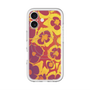 スリムプロテクションプレミアムケース with MagSafe［ y2k(Year2000) - Flower - Orange purple ］