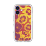 スリムプロテクションプレミアムケース with MagSafe［ y2k(Year2000) - Flower - Orange purple ］