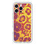 スリムプロテクションプレミアムケース with MagSafe［ y2k(Year2000) - Flower - Orange purple ］