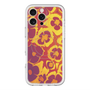 スリムプロテクションプレミアムケース with MagSafe［ y2k(Year2000) - Flower - Orange purple ］