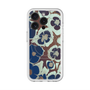 スリムプロテクションプレミアムケース with MagSafe［ y2k(Year2000) - Flower - Brown Navy ］