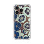 スリムプロテクションプレミアムケース with MagSafe［ y2k(Year2000) - Flower - Brown Navy ］