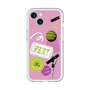 スリムプロテクションプレミアムケース with MagSafe［ Playful sticker - Dusty Pink ］