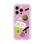 スリムプロテクションプレミアムケース with MagSafe［ Playful sticker - Dusty Pink ］