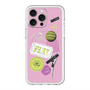 スリムプロテクションプレミアムケース with MagSafe［ Playful sticker - Dusty Pink ］
