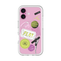 スリムプロテクションプレミアムケース with MagSafe［ Playful sticker - Dusty Pink ］