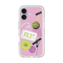 スリムプロテクションプレミアムケース with MagSafe［ Playful sticker - Dusty Pink ］