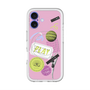 スリムプロテクションプレミアムケース with MagSafe［ Playful sticker - Dusty Pink ］