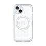 スリムプロテクションプレミアムケース with MagSafe［ LANVIN en Bleu - Monogram - White ］