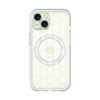 スリムプロテクションプレミアムケース with MagSafe［ LANVIN en Bleu - Monogram - White ］