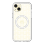 スリムプロテクションプレミアムケース with MagSafe［ LANVIN en Bleu - Monogram - White ］
