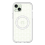 スリムプロテクションプレミアムケース with MagSafe［ LANVIN en Bleu - Monogram - White ］