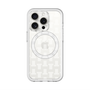 スリムプロテクションプレミアムケース with MagSafe［ LANVIN en Bleu - Monogram - White ］
