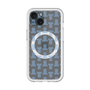 スリムプロテクションプレミアムケース with MagSafe［ LANVIN en Bleu - Monogram - Blue ］