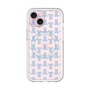 スリムプロテクションプレミアムケース with MagSafe［ LANVIN en Bleu - Monogram - Blue ］