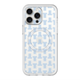 スリムプロテクションプレミアムケース with MagSafe［ LANVIN en Bleu - Monogram - Blue ］