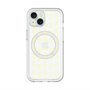 スリムプロテクションプレミアムケース with MagSafe［ LANVIN en Bleu - Monogram - Yellow ］