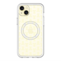 スリムプロテクションプレミアムケース with MagSafe［ LANVIN en Bleu - Monogram - Yellow ］