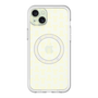 スリムプロテクションプレミアムケース with MagSafe［ LANVIN en Bleu - Monogram - Yellow ］