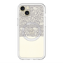 スリムプロテクションプレミアムケース with MagSafe［ LANVIN en Bleu - Lace - Black ］
