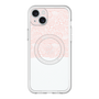 スリムプロテクションプレミアムケース with MagSafe［ LANVIN en Bleu - Lace - Pink ］