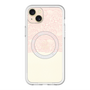 スリムプロテクションプレミアムケース with MagSafe［ LANVIN en Bleu - Lace - Pink ］