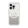 スリムプロテクションプレミアムケース with MagSafe［ LANVIN en Bleu - Lace - White ］