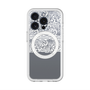 スリムプロテクションプレミアムケース with MagSafe［ LANVIN en Bleu - Lace - White ］