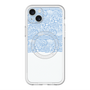 スリムプロテクションプレミアムケース with MagSafe［ LANVIN en Bleu - Lace - Blue ］
