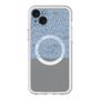 スリムプロテクションプレミアムケース with MagSafe［ LANVIN en Bleu - Lace - Blue ］