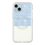 スリムプロテクションプレミアムケース with MagSafe［ LANVIN en Bleu - Lace - Blue ］