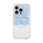 スリムプロテクションプレミアムケース with MagSafe［ LANVIN en Bleu - Lace - Blue ］