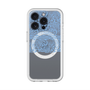 スリムプロテクションプレミアムケース with MagSafe［ LANVIN en Bleu - Lace - Blue ］