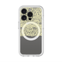 スリムプロテクションプレミアムケース with MagSafe［ LANVIN en Bleu - Lace - Yellow ］