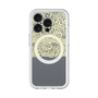 スリムプロテクションプレミアムケース with MagSafe［ LANVIN en Bleu - Lace - Yellow ］