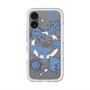 スリムプロテクションプレミアムケース with MagSafe［ PAINTING SMILE Blue ］