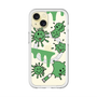 スリムプロテクションプレミアムケース with MagSafe［ PAINTING SMILE Green ］