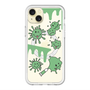 スリムプロテクションプレミアムケース with MagSafe［ PAINTING SMILE Green ］