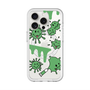 スリムプロテクションプレミアムケース with MagSafe［ PAINTING SMILE Green ］
