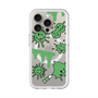 スリムプロテクションプレミアムケース with MagSafe［ PAINTING SMILE Green ］